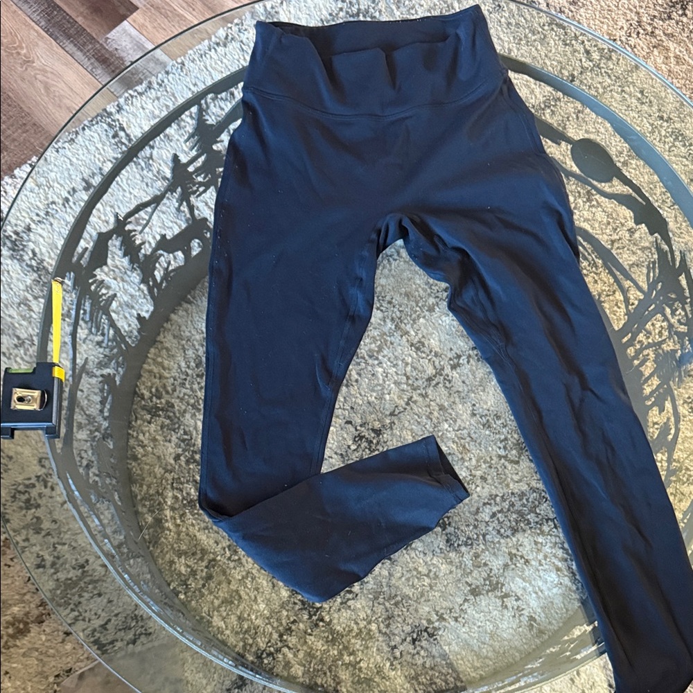 High-Waisted Black Leggings